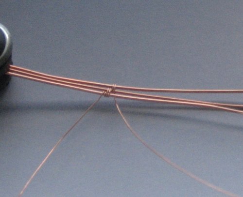 Dianna Biehl Mooses's Cabochon Woven Wire Pendant  - , Wire Weaving, Wire Wrapping, Wrapping, Wire Wrapping Jewelry, Weaving, Wire Weaving, Weaving Wire, step photo 6